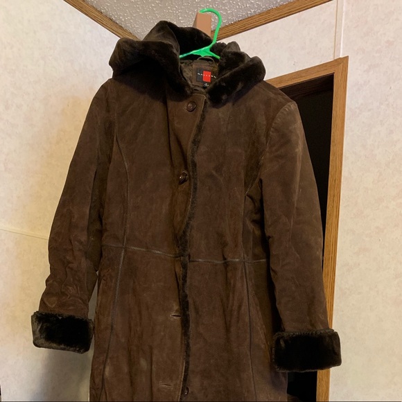 Leather Trench Coat - Picture 1 of 6